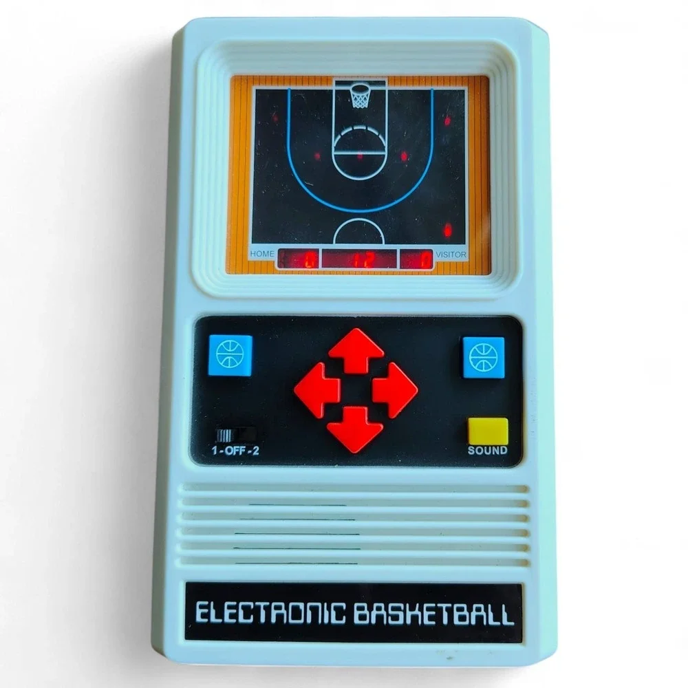 Mattel Electronic Basketball Handheld Game Retro Classic Reissue Basic Fun Works